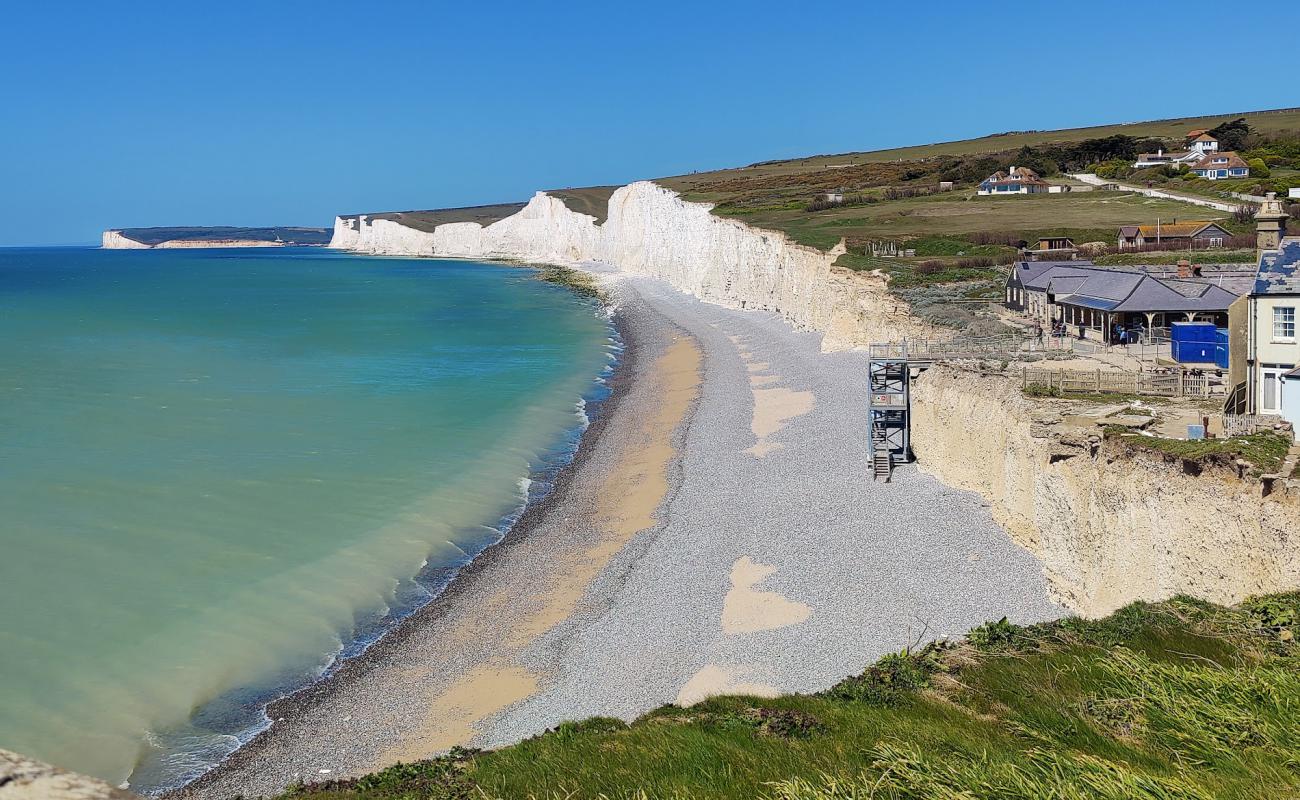 Photo of Birling Gap Beach with gray sand &  rocks surface