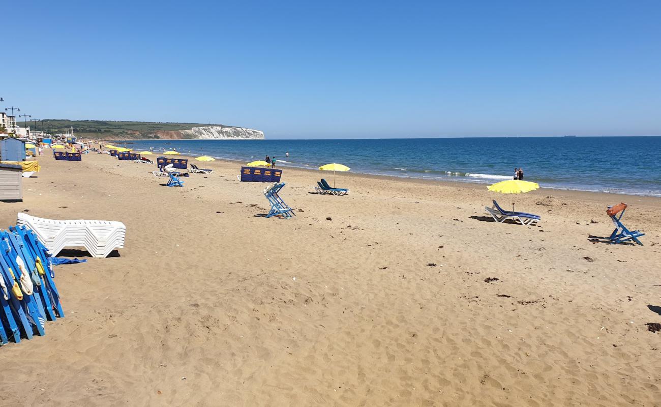 Photo of Sandown Beach with bright sand surface