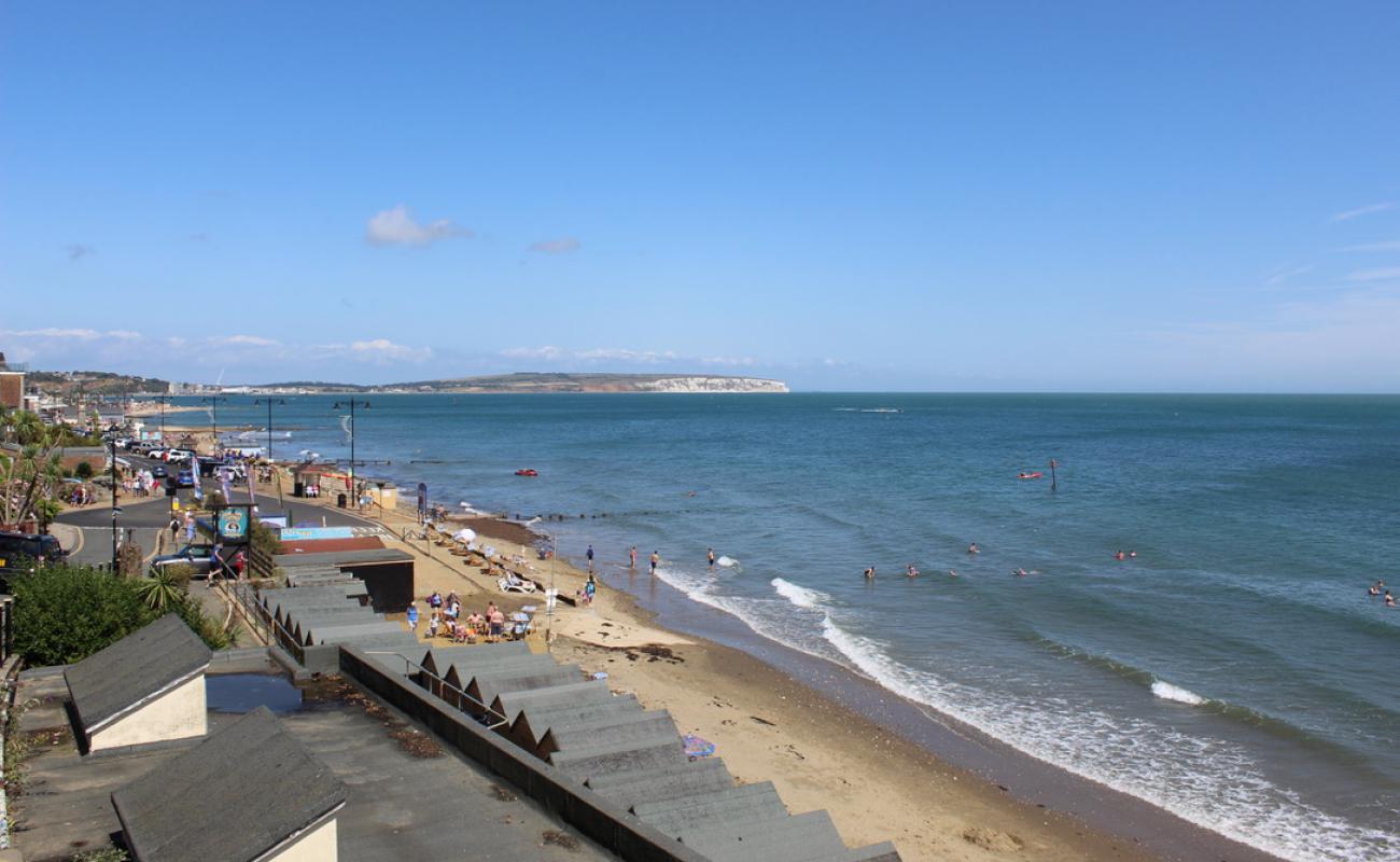 Photo of Shanklin (Clock Tower) Beach with light sand &  pebble surface