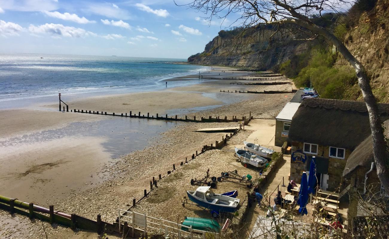 Photo of Shanklin Beach,Luccombe End with light pebble surface