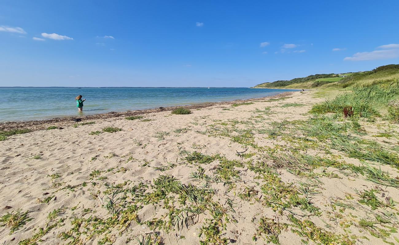 Photo of Thorness Bay Beach with light sand &  pebble surface