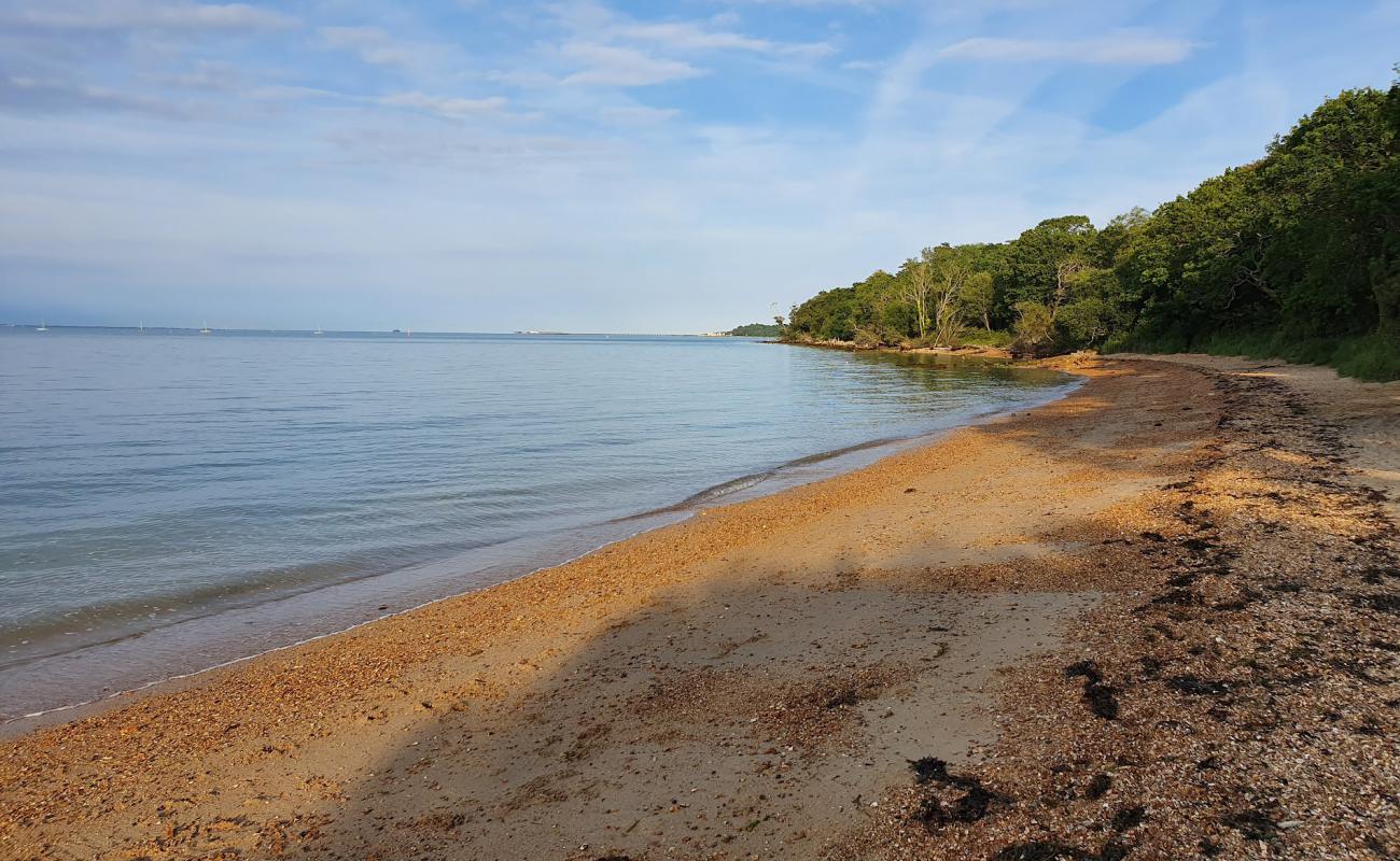 Photo of Woodside Beach with light sand &  pebble surface