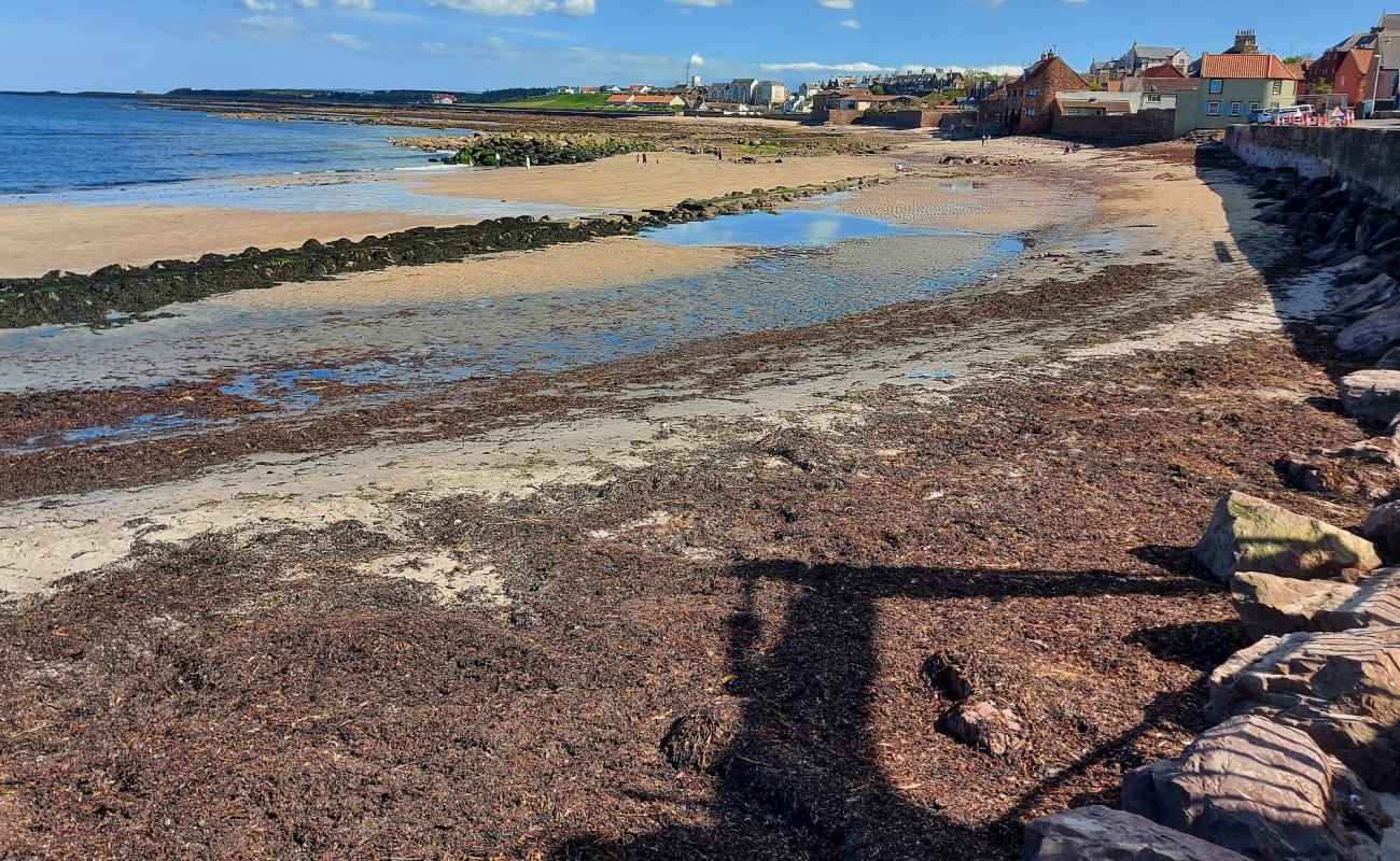 Photo of East Beach with bright sand & rocks surface