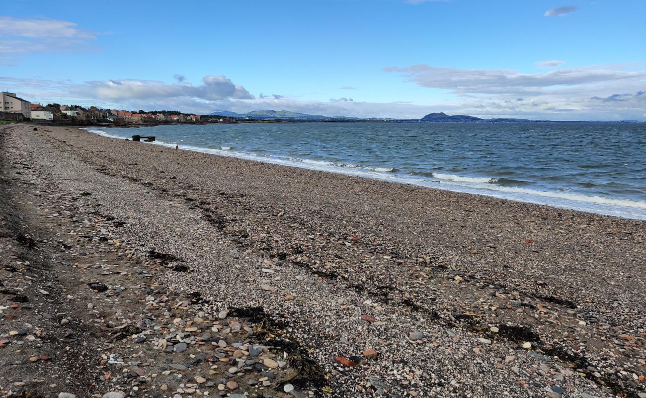 Photo of Prestonpans Beach with rocks cover surface