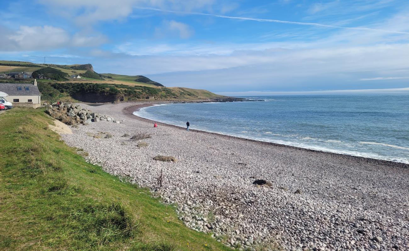 Photo of Inverbervie Beach with gray pebble surface