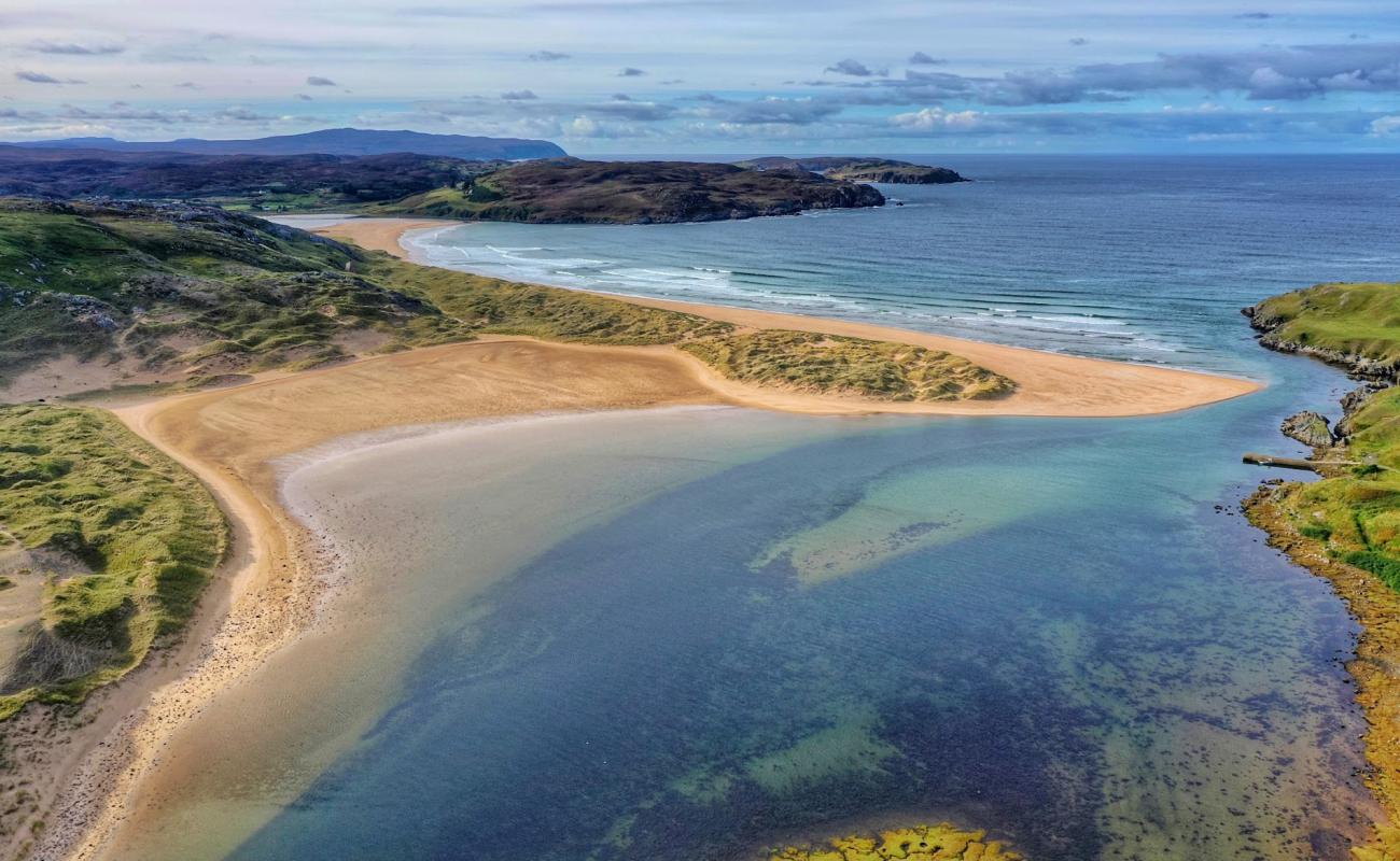 Photo of Torrisdale beach with bright sand surface