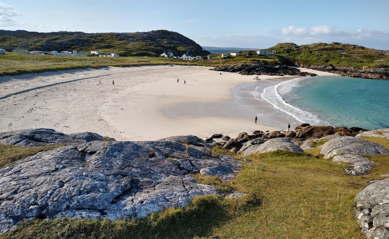 Photo of Achmelvich Bay with bright sand surface