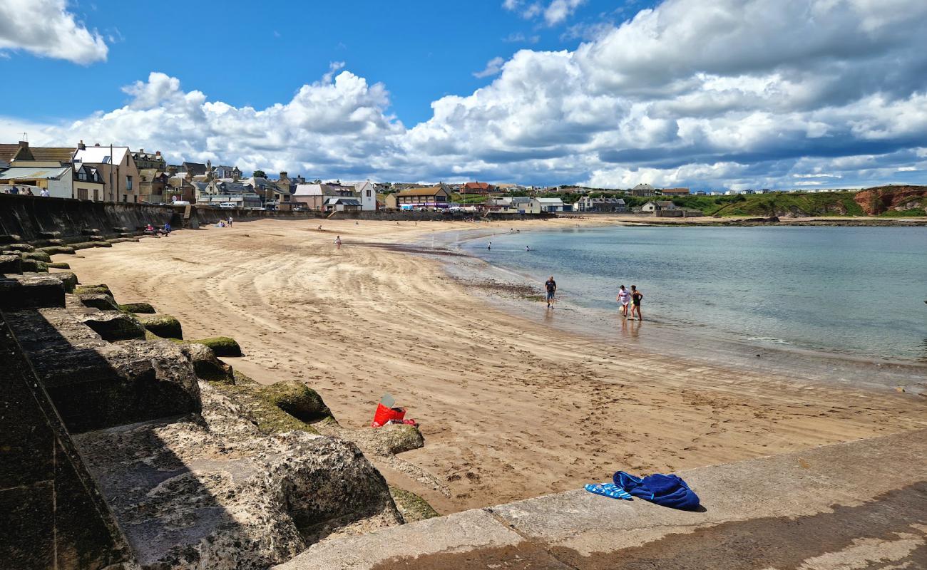 Photo of Eyemouth Beach with bright sand surface