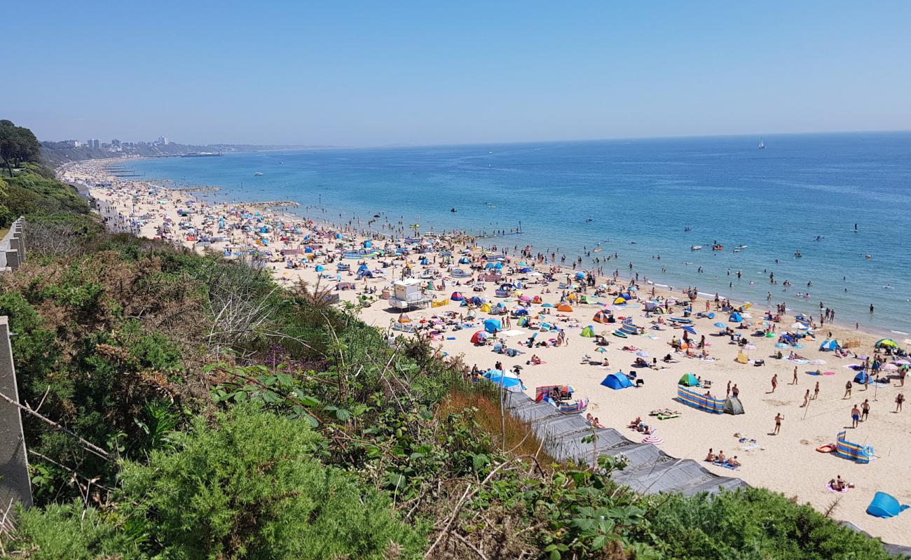 Photo of Branksome Beach with bright sand surface