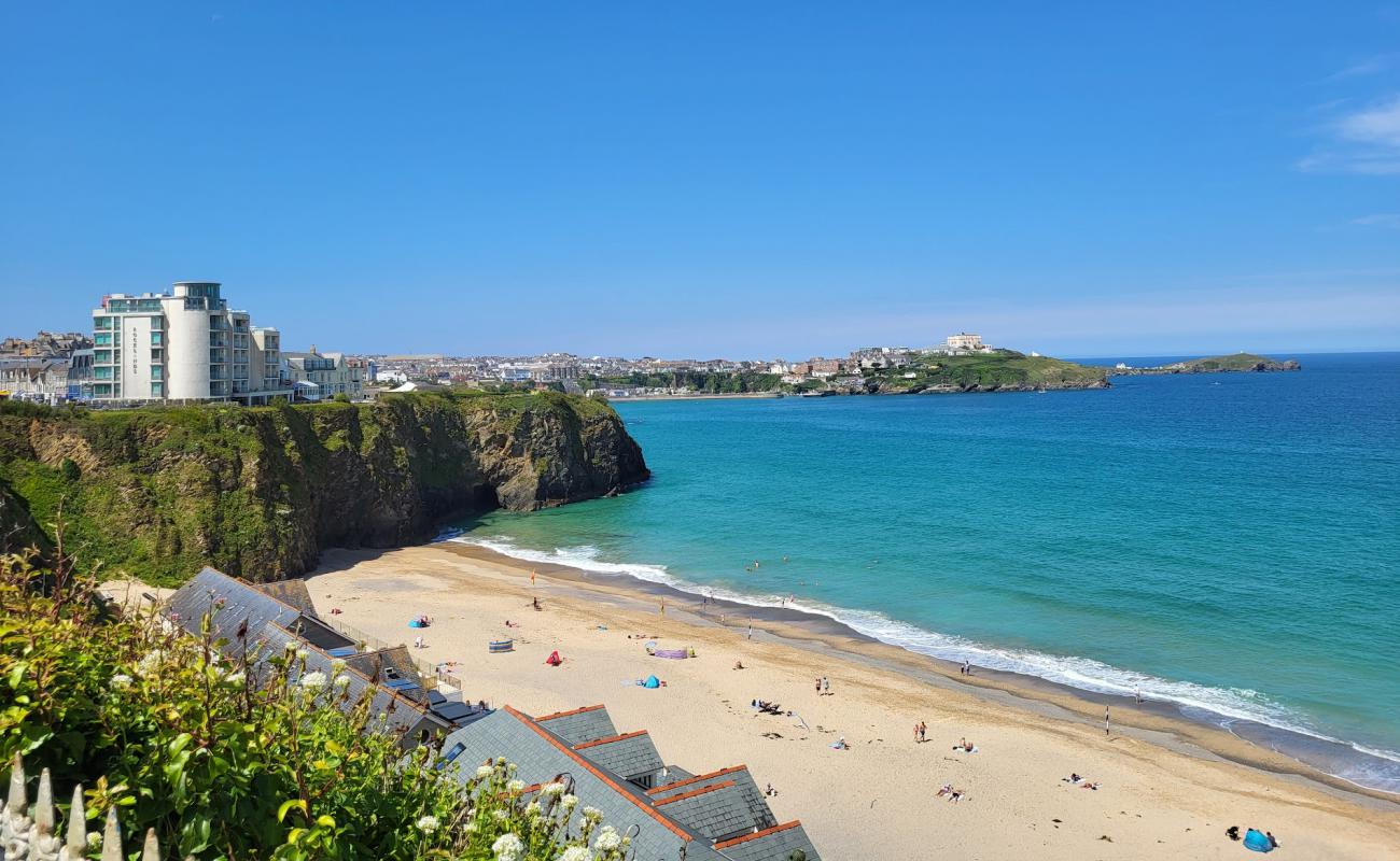 Photo of Tolcarne Beach with bright fine sand surface