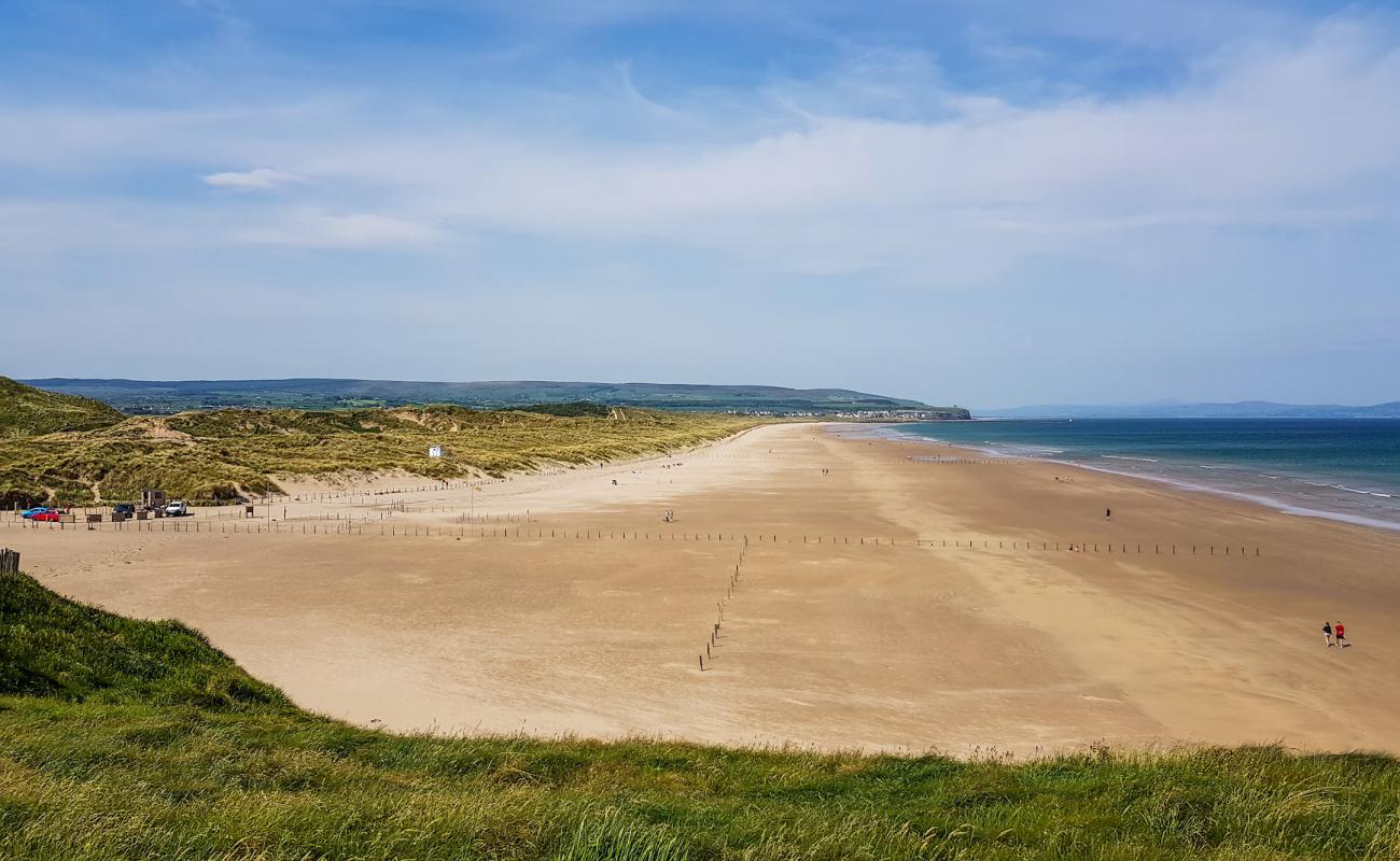 Photo of Portstewart beach with bright fine sand surface