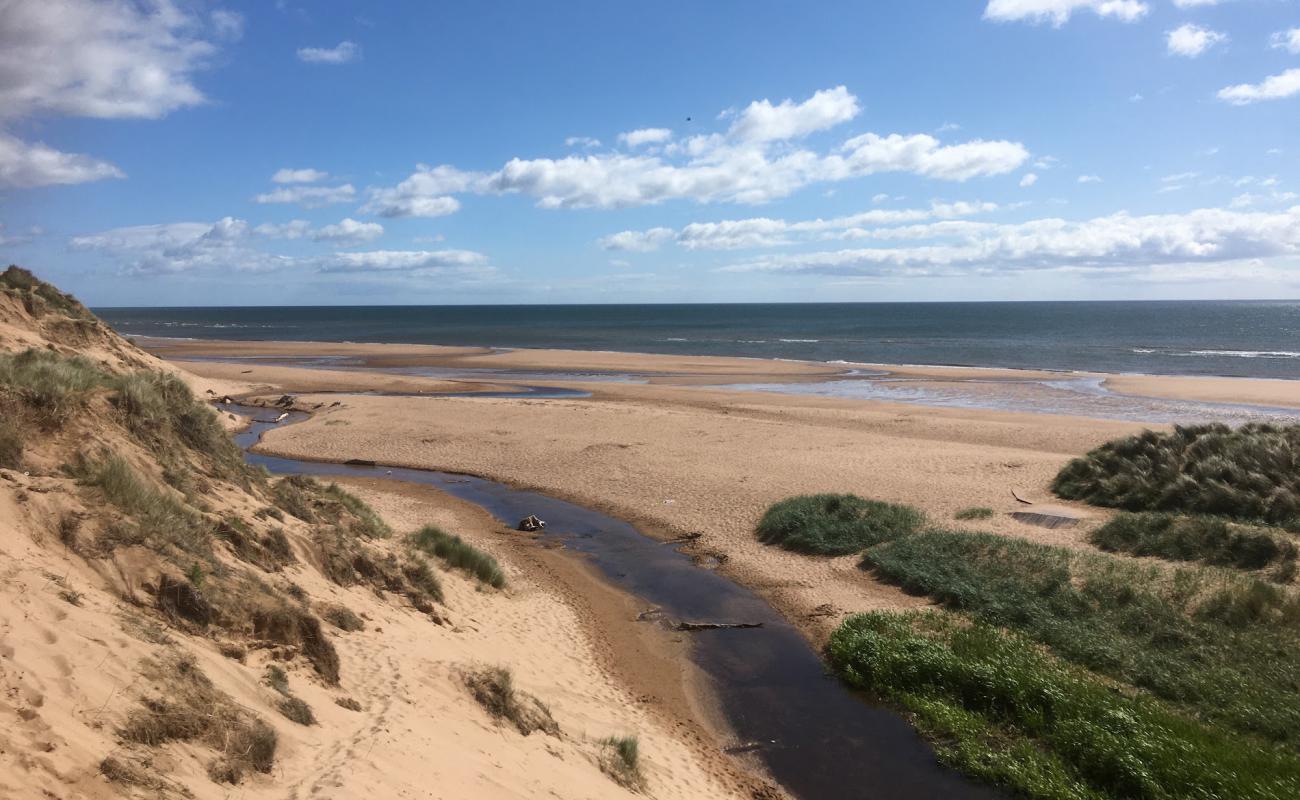 Photo of Balmedie Beach with bright sand surface