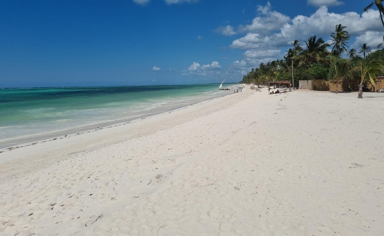 Photo of Pwani Mchangani Beach with white fine sand surface