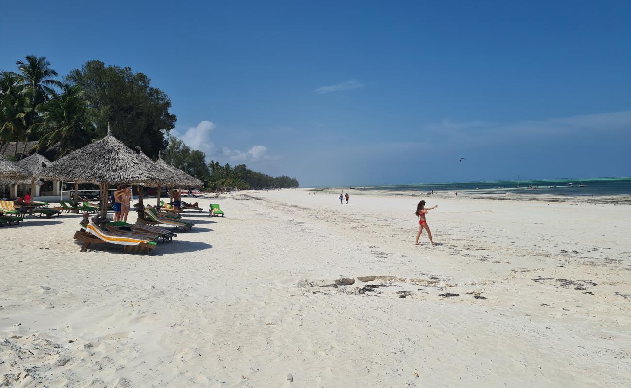 Photo of Kiwengwa Beach with white fine sand surface