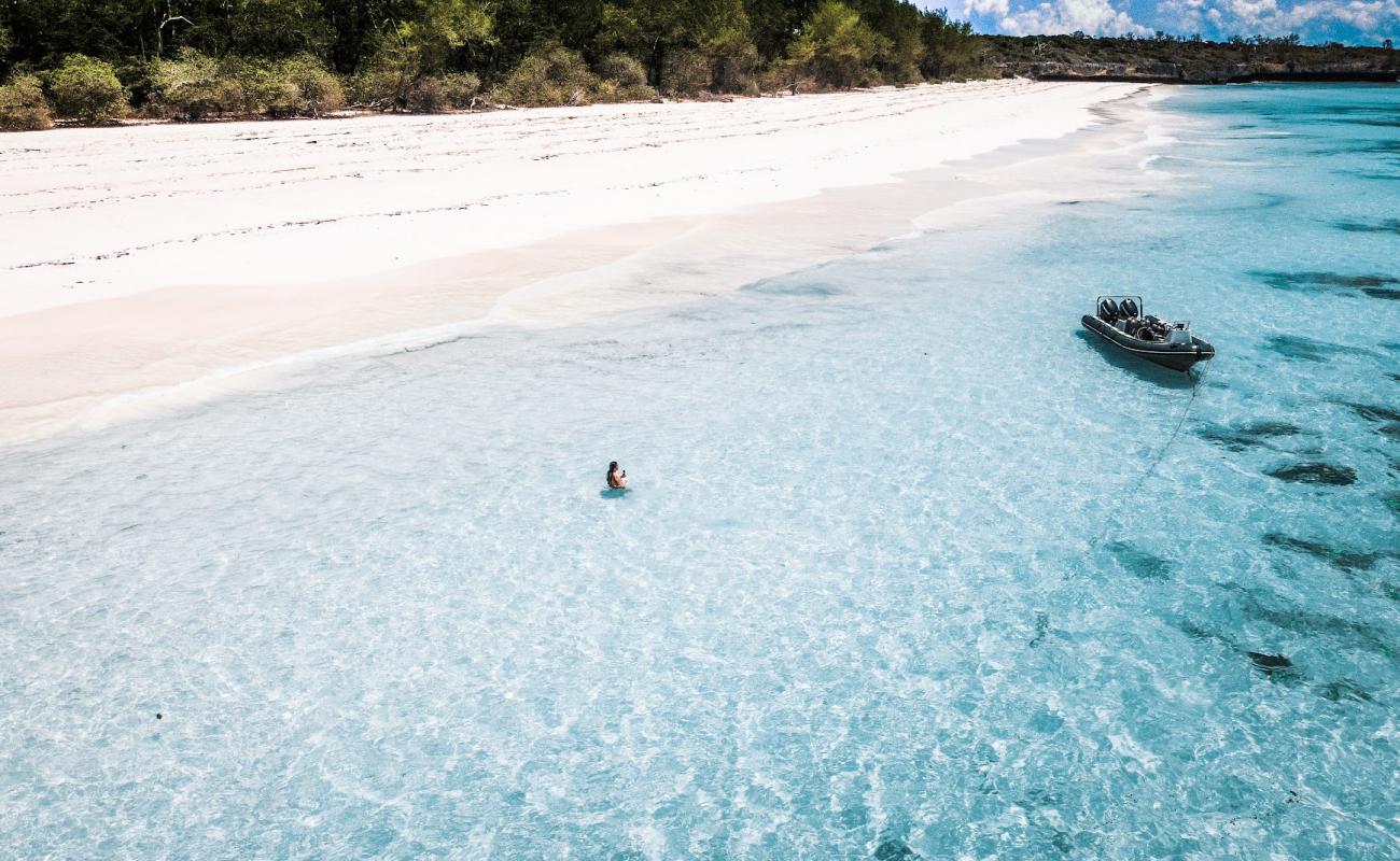 Photo of Mbuyuni Beach with white fine sand surface