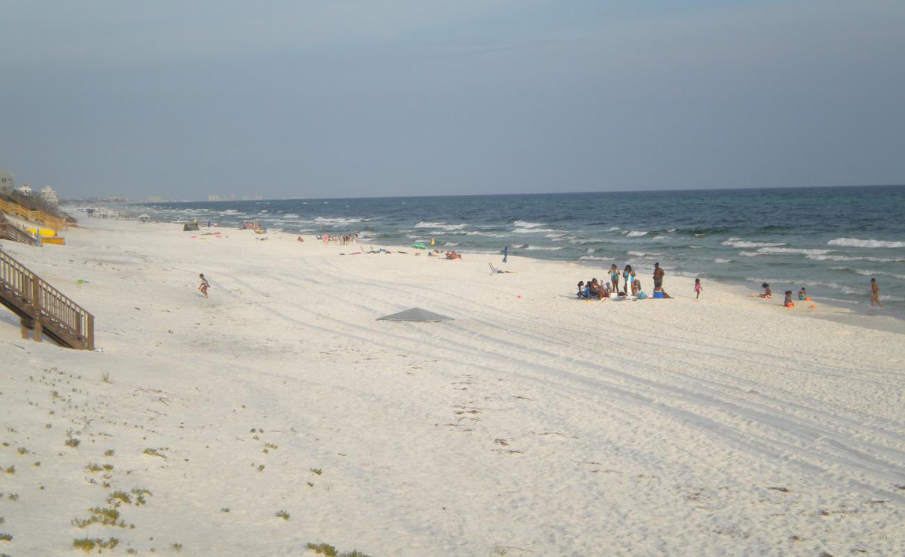 Photo of Seagrove Beach with white fine sand surface