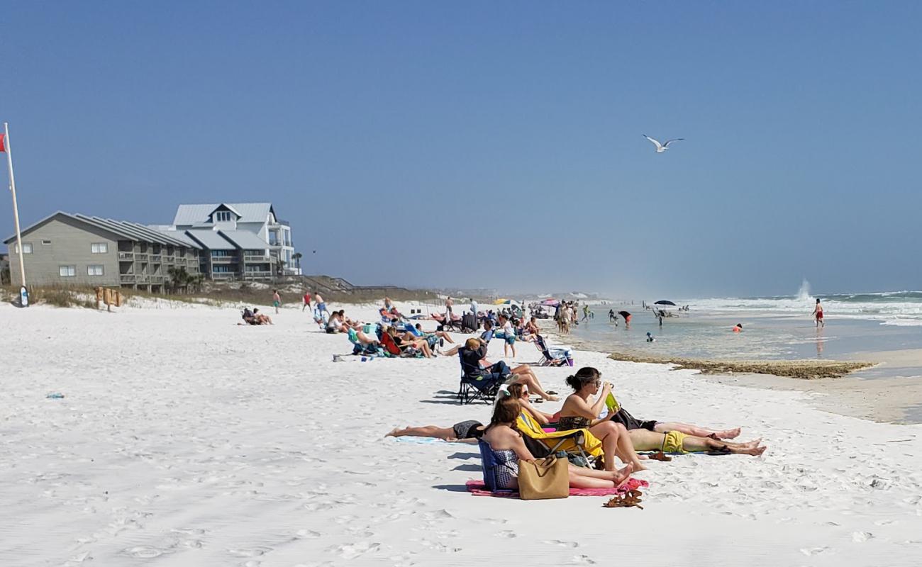 Photo of Walton Dunes Beach with white fine sand surface