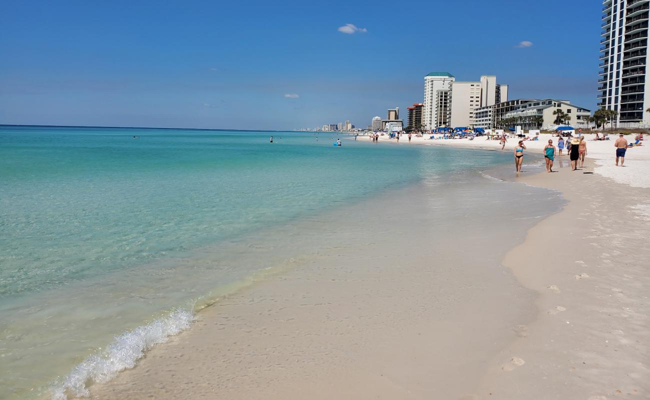 Photo of Lower Grand Lagoon Beach with white fine sand surface