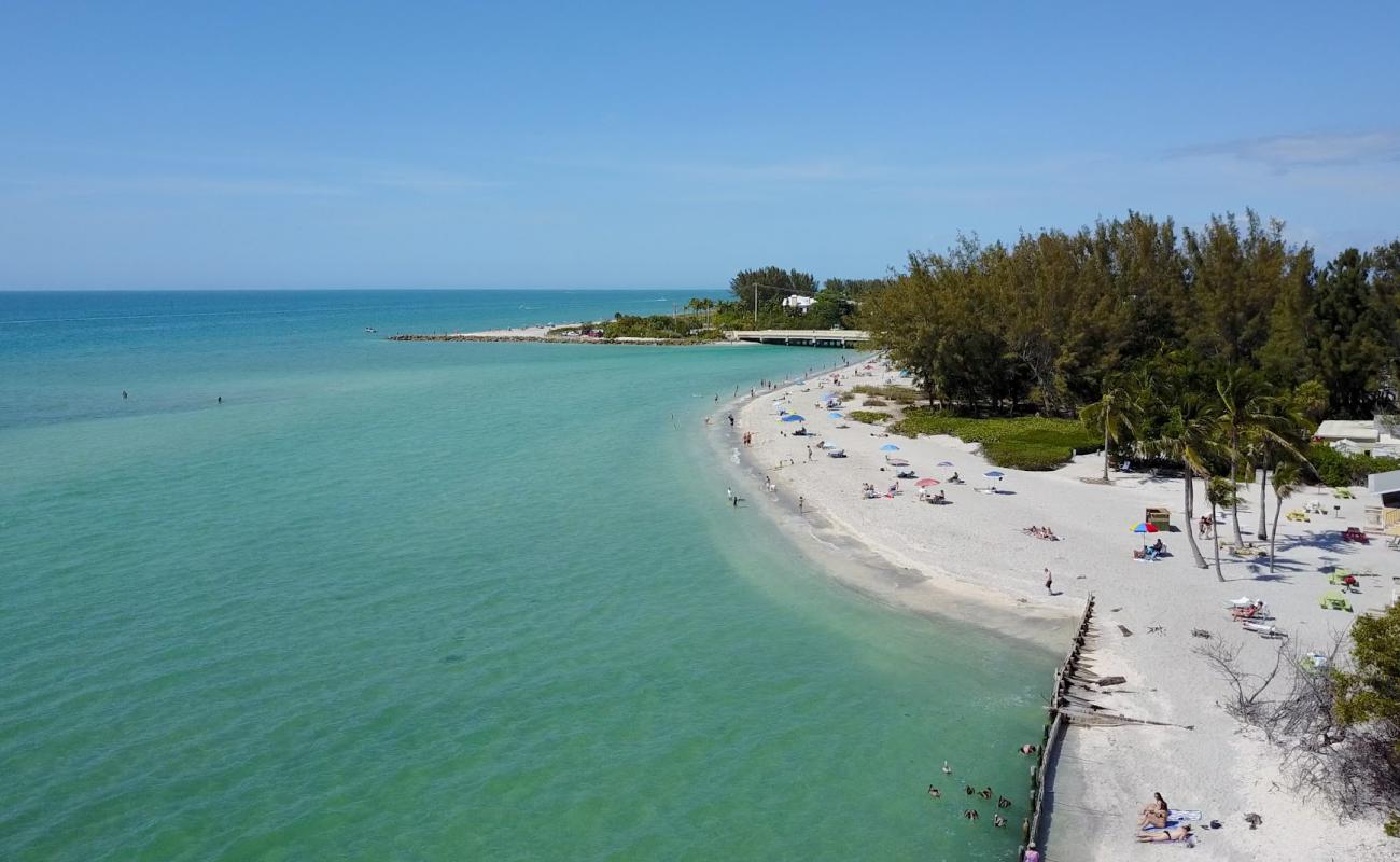 Photo of Blind Pass beach with bright sand surface