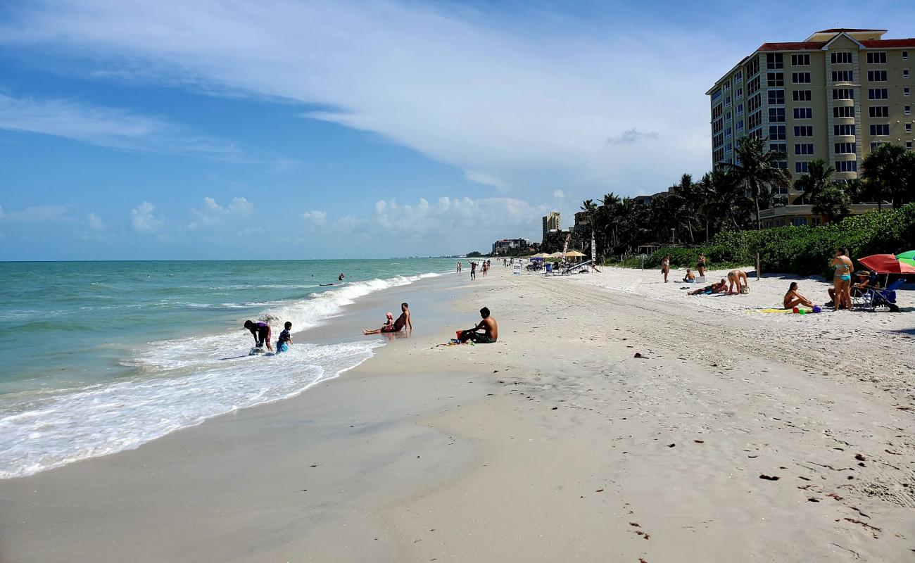 Photo of Naples beach with white sand surface