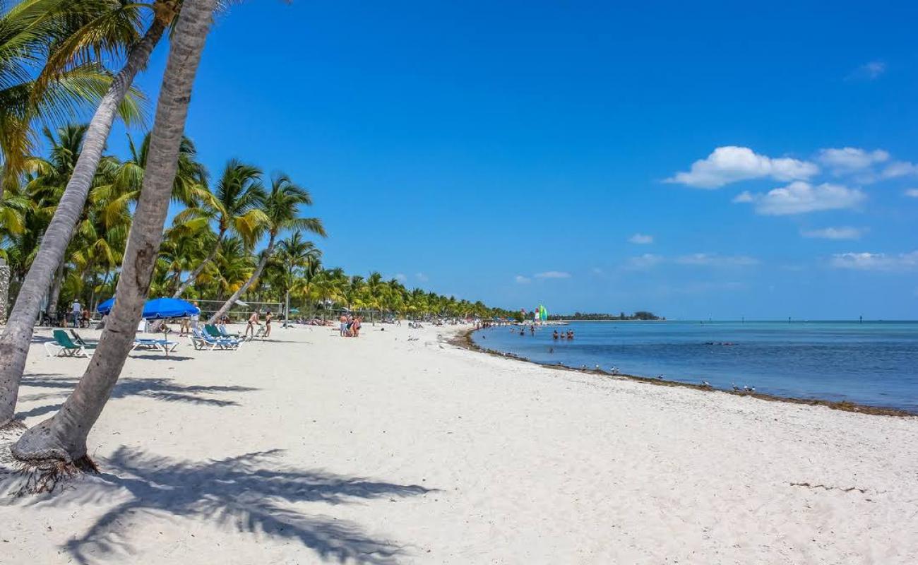 Photo of Smathers beach with white sand surface