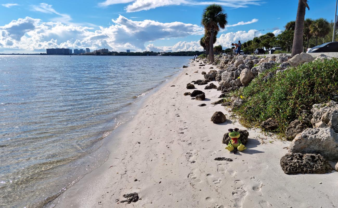 Photo of Hobie Island beach with bright sand surface