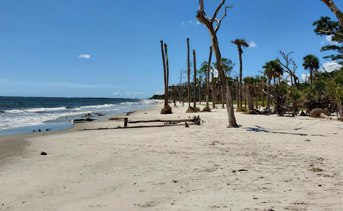 Photo of Daufuskie Island with bright sand surface