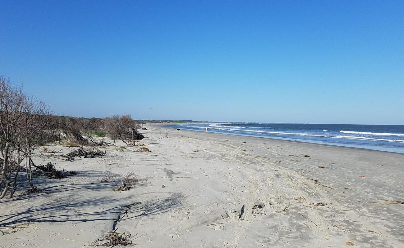 Photo of Seabrook beach with gray sand surface