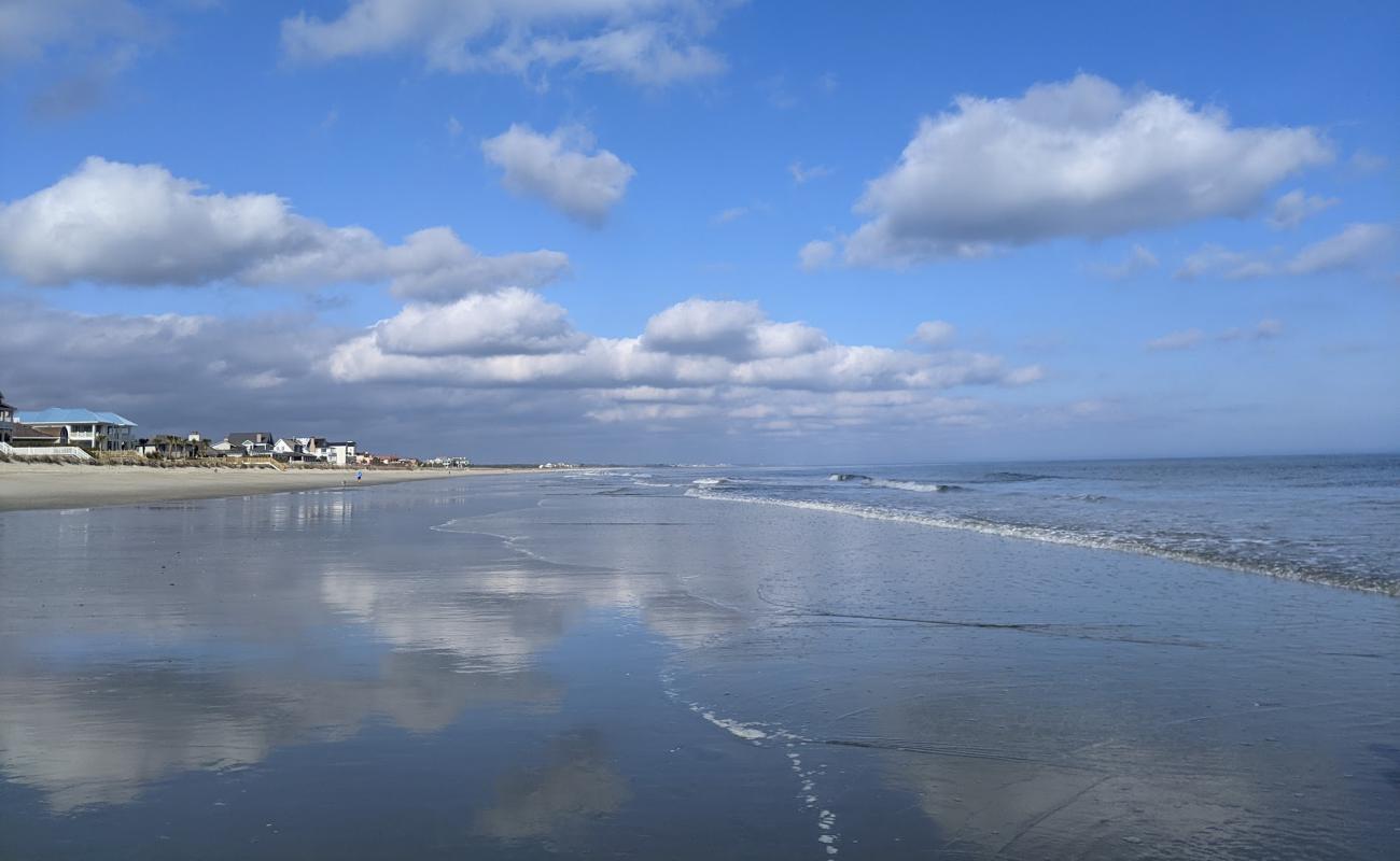 Photo of DeBordieu Club beach with bright sand surface