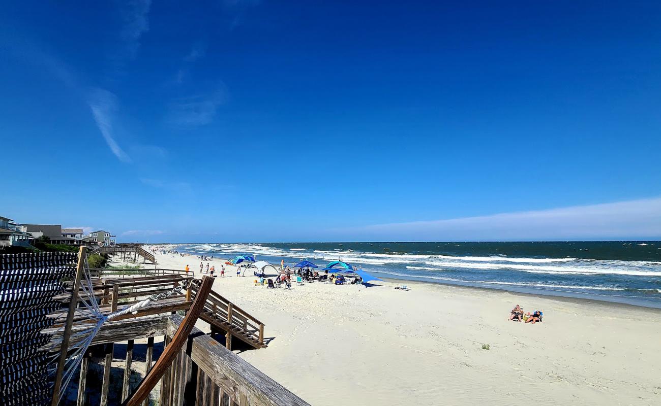 Photo of Pawley's Island beach II with bright sand surface