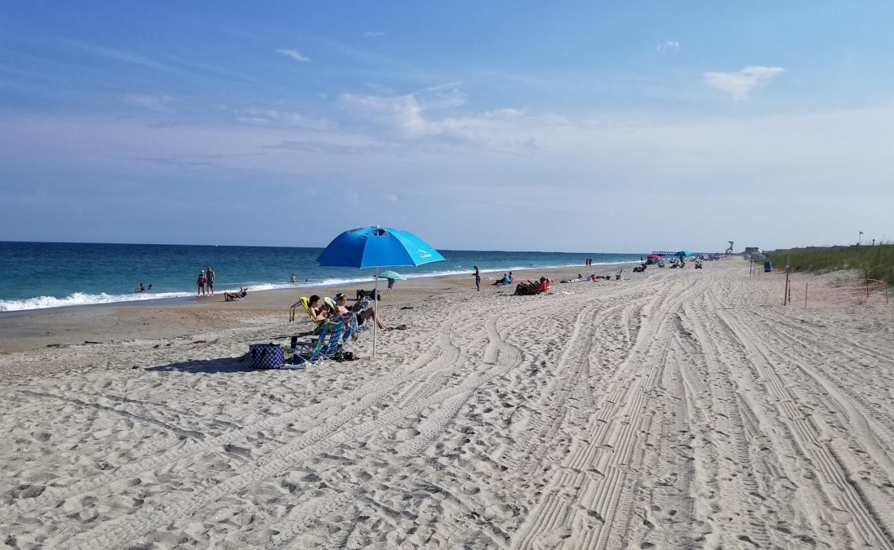 Photo of Wrightsville beach with bright sand surface