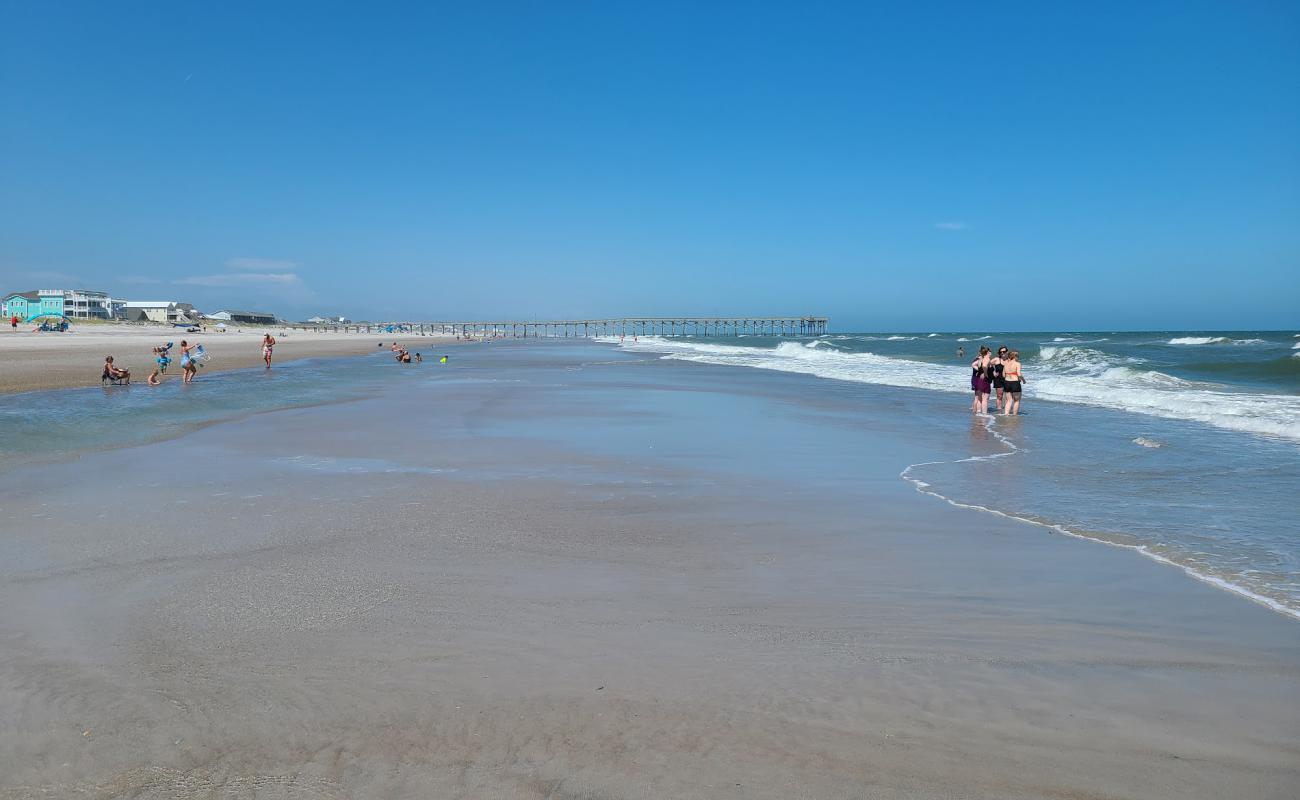 Photo of Topsail beach with bright sand surface