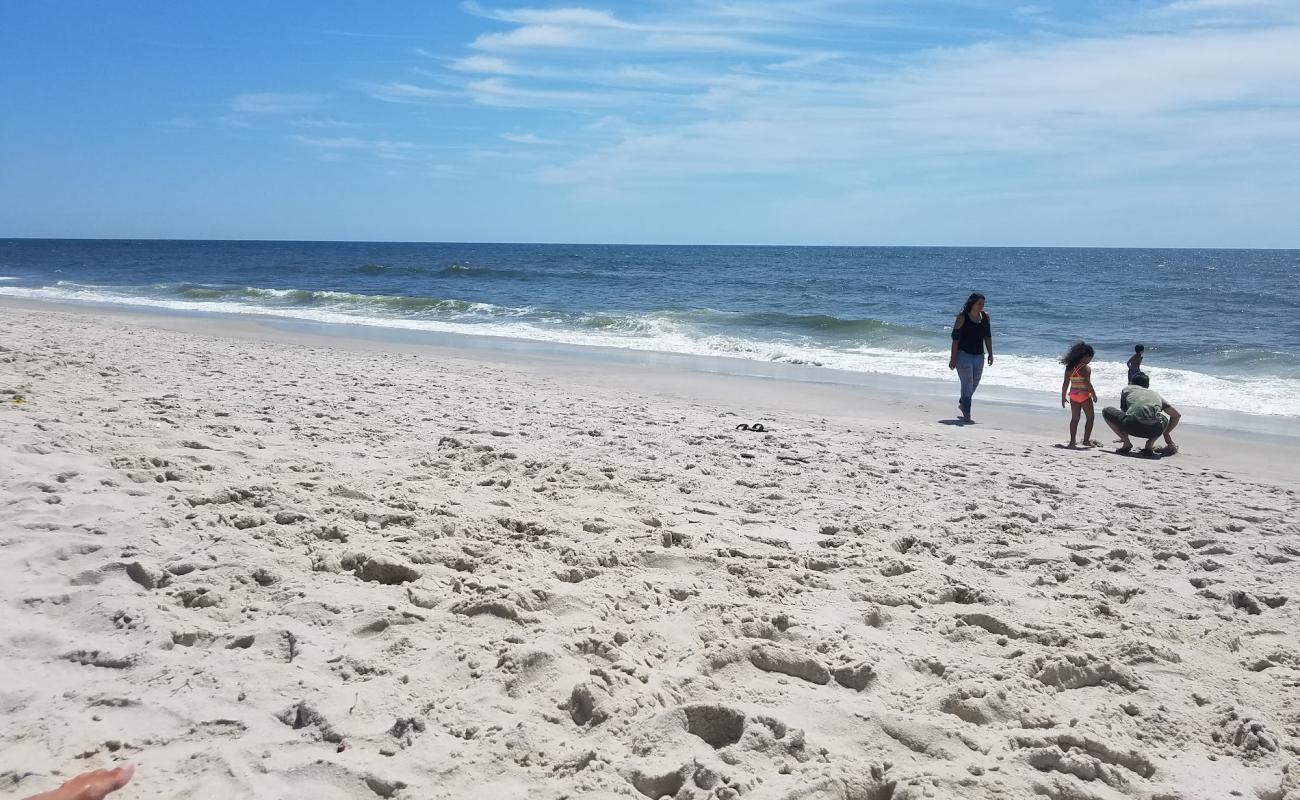 Photo of Jones Beach with bright sand surface