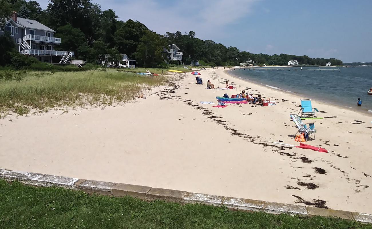 Photo of Southold Founders Beach with bright sand surface