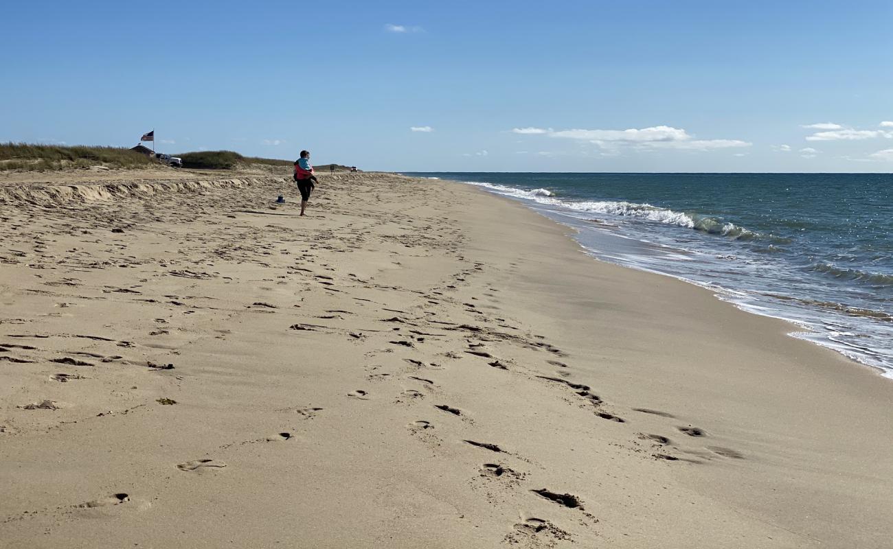 Photo of Katama Beach with bright sand surface