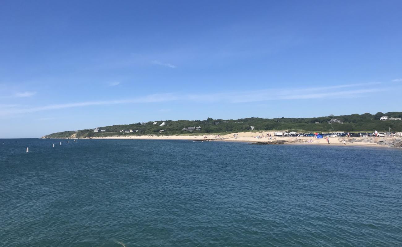 Photo of Menemsha Beach with bright sand surface