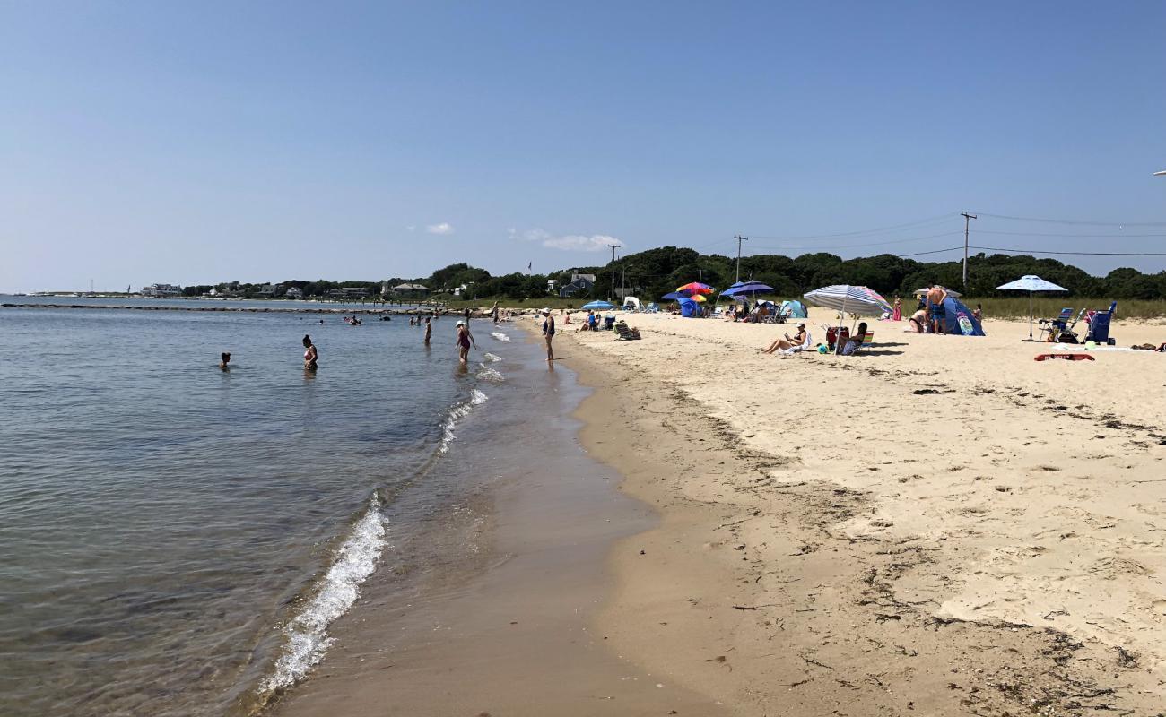 Photo of Keyes Memorial Beach with bright sand surface