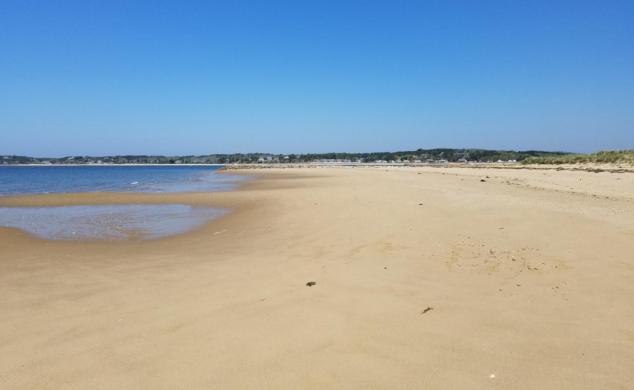 Photo of Indian Neck beach with bright sand surface