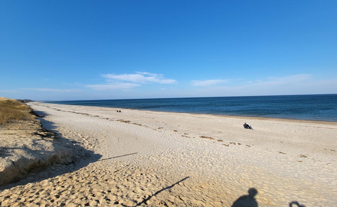 Photo of Sandy Neck beach with bright sand surface