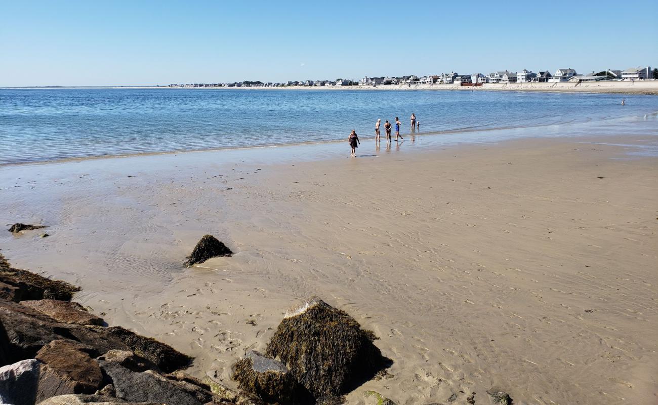 Photo of Green Harbor beach with bright sand surface