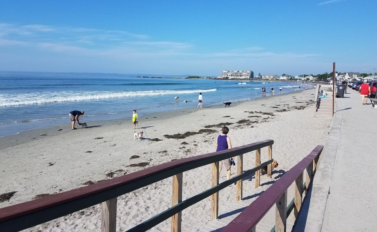 Photo of Goochs beach with bright sand surface