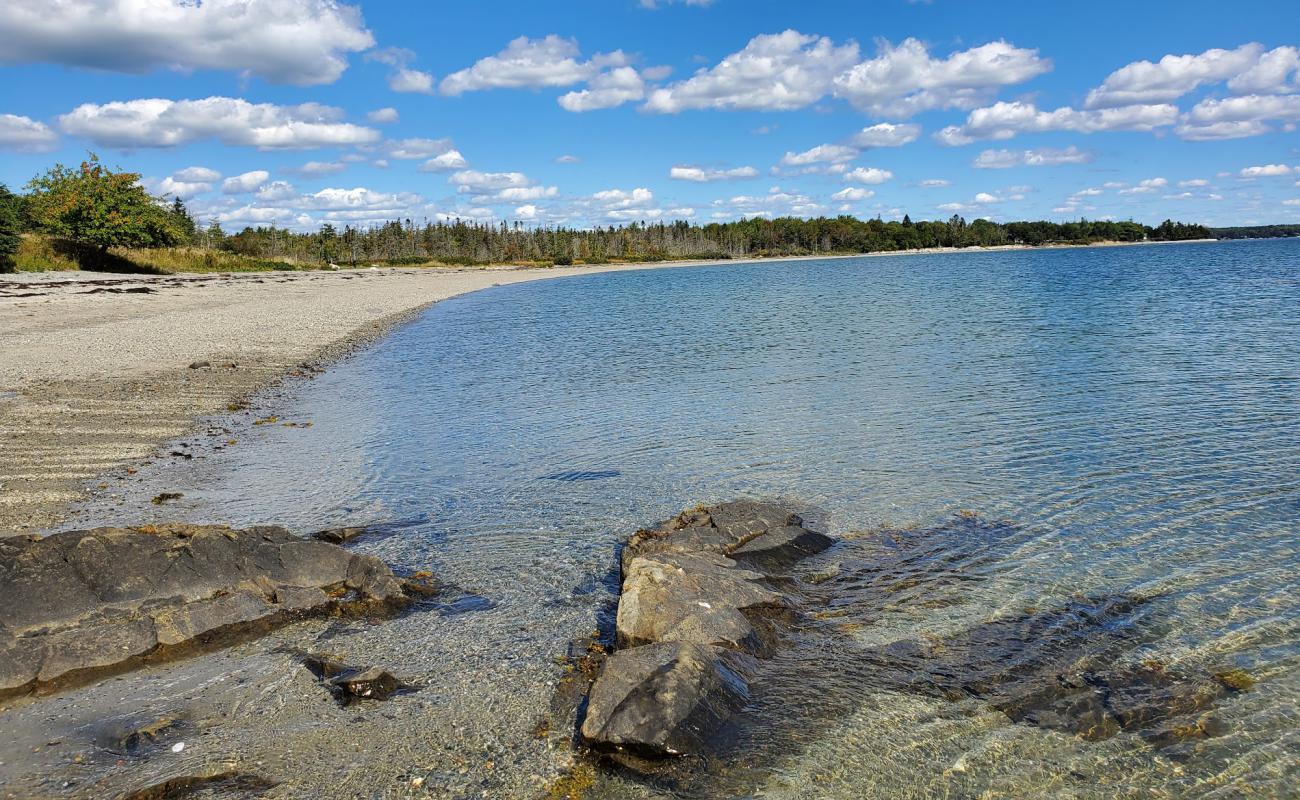 Photo of Lamoine beach with gray sand &  pebble surface