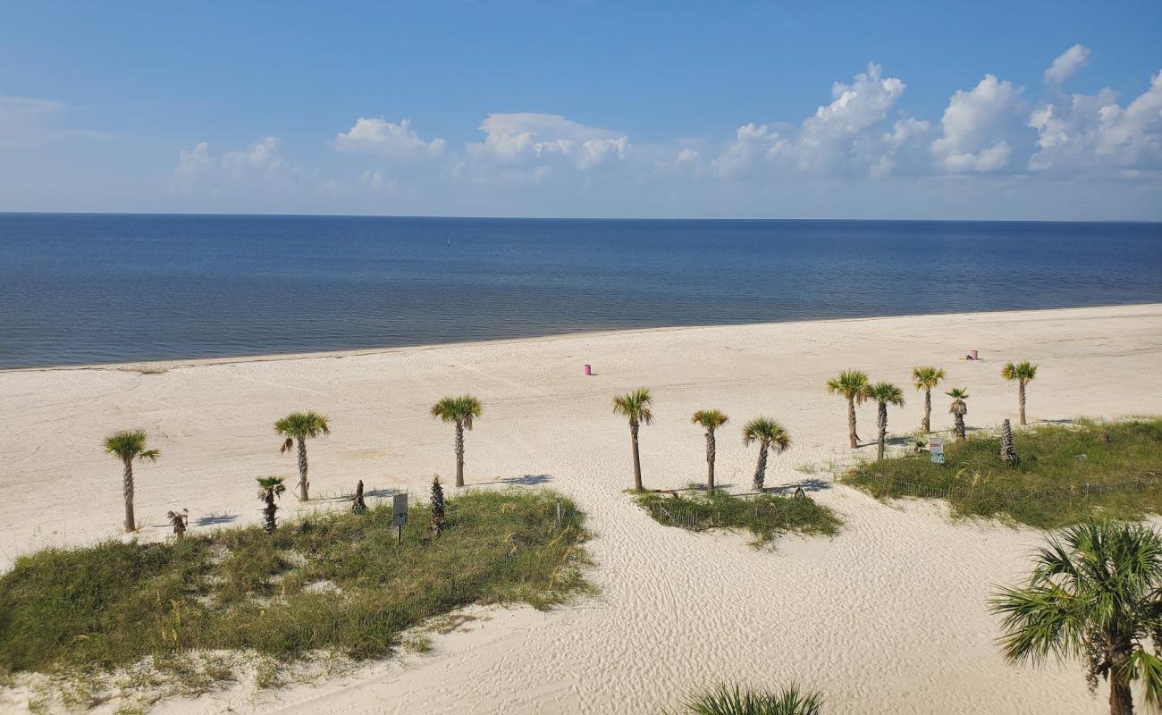 Photo of Henderson Point beach with white fine sand surface