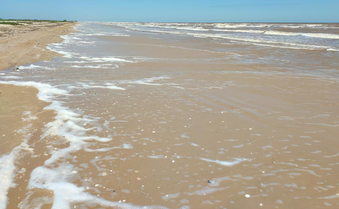 Photo of Sargent beach with gray sand surface