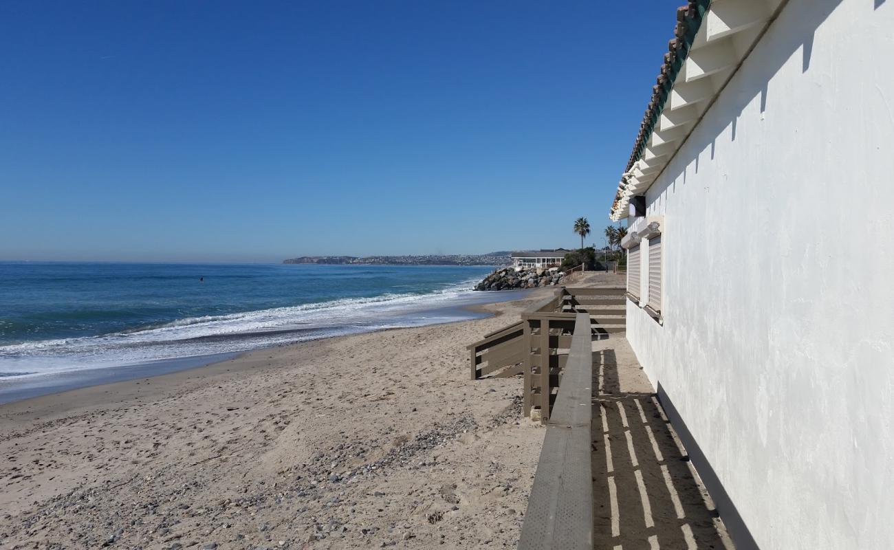 Photo of North beach with light sand &  pebble surface