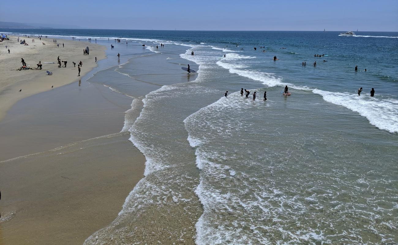 Photo of Newport Beach with bright sand surface