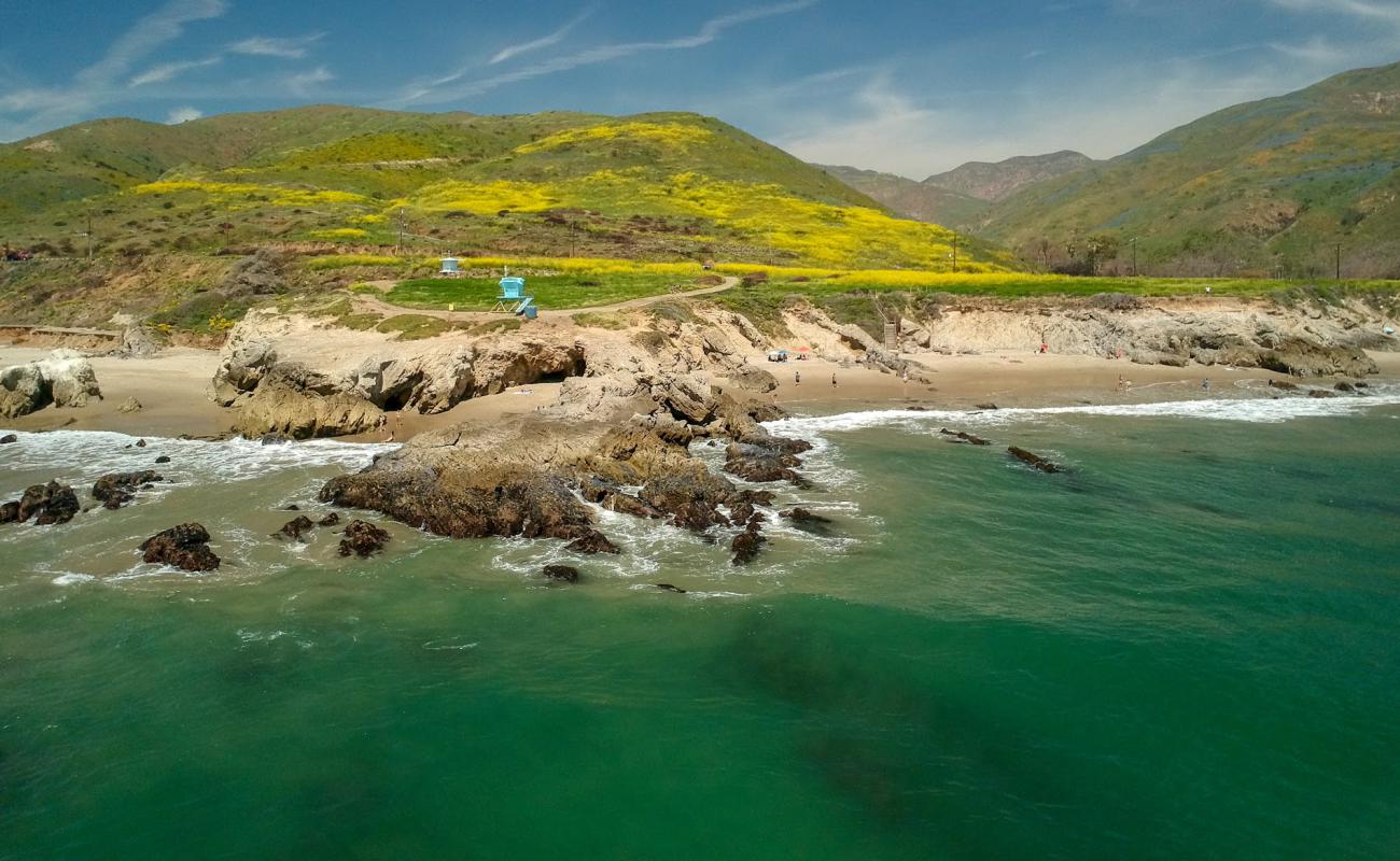 Photo of Leo Carrillo Beach with bright sand surface