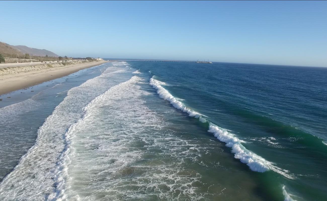 Photo of La Conchita Beach with bright sand surface