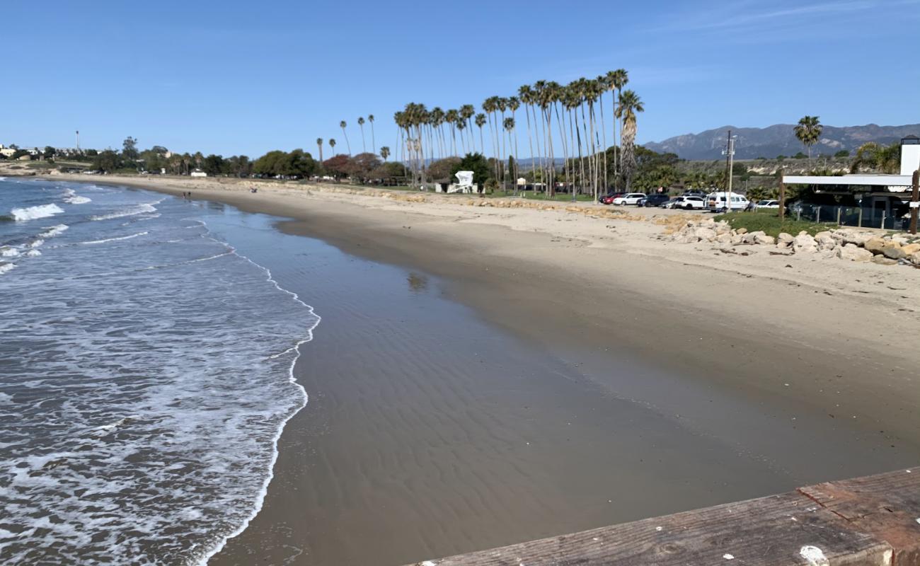 Photo of Goleta Beach with bright sand surface