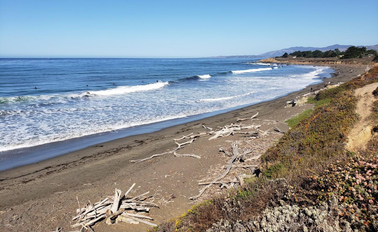 Photo of Moonstone Beach with brown sand surface